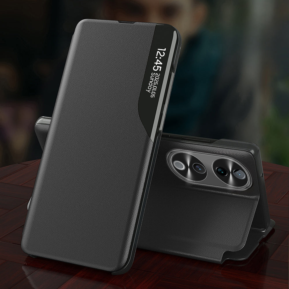 Vivo V40 Pro 5G Luxury Half Window Leather Flip Case