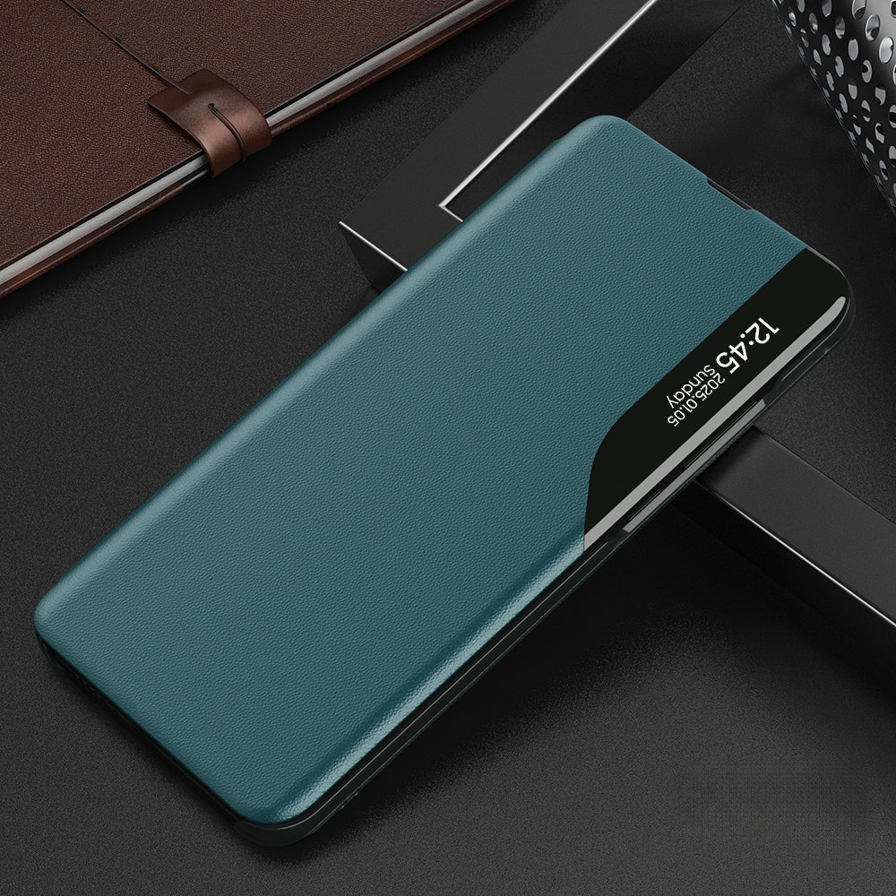 Vivo Y28 5G Luxury Half Window Leather Flip Case