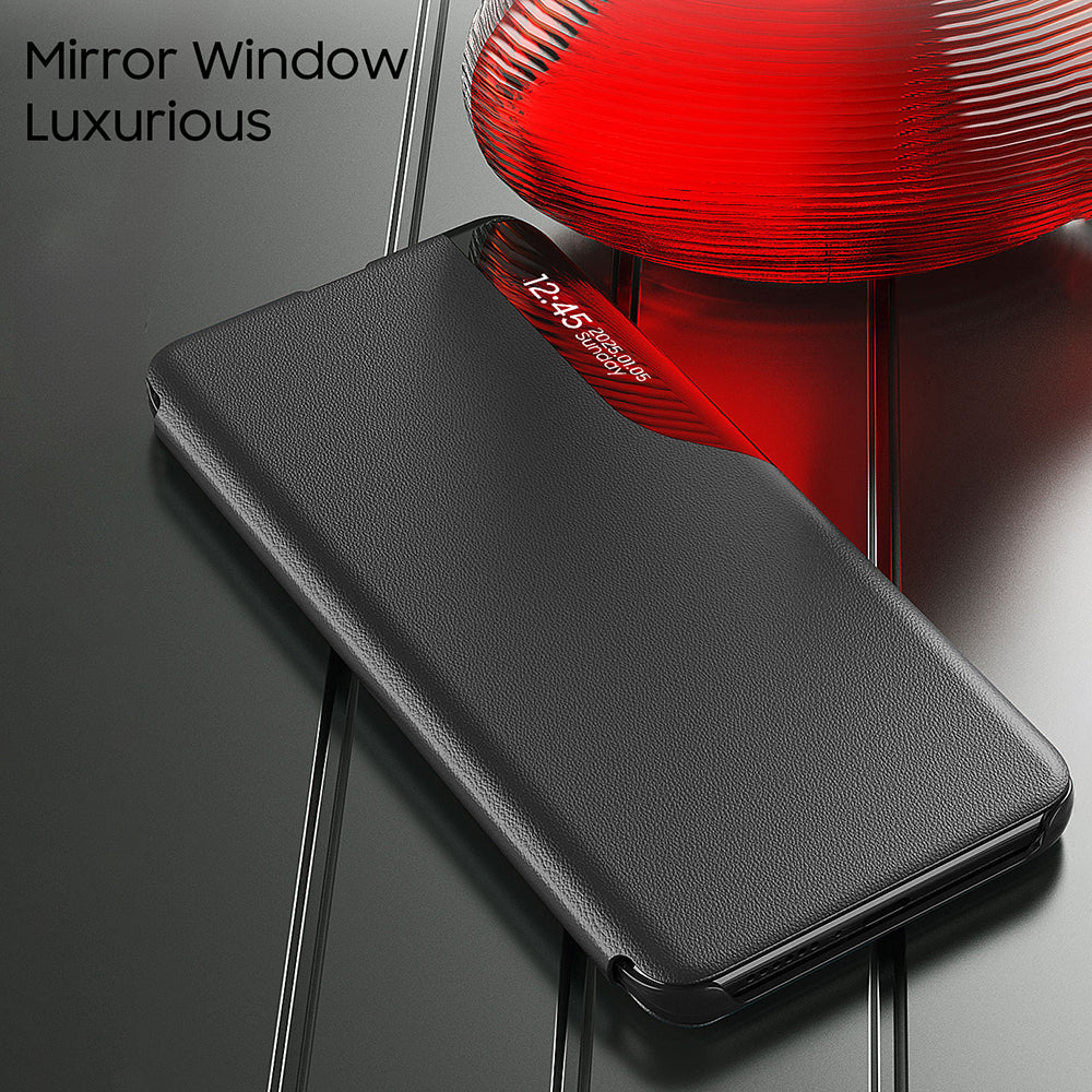 Vivo V40e 5G Luxury Half Window Leather Flip Case