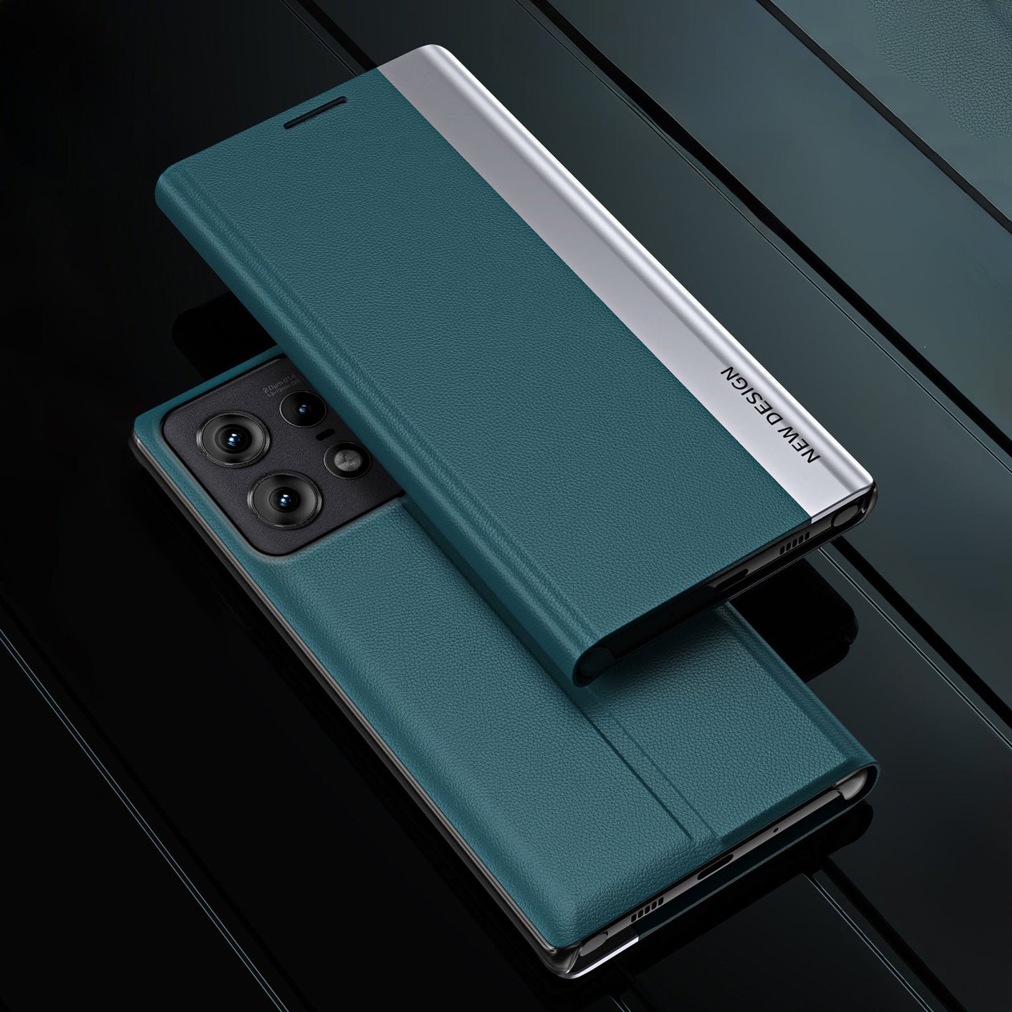 Motorola Edge 50 Pro 5G Magnetic Flip Leather Case