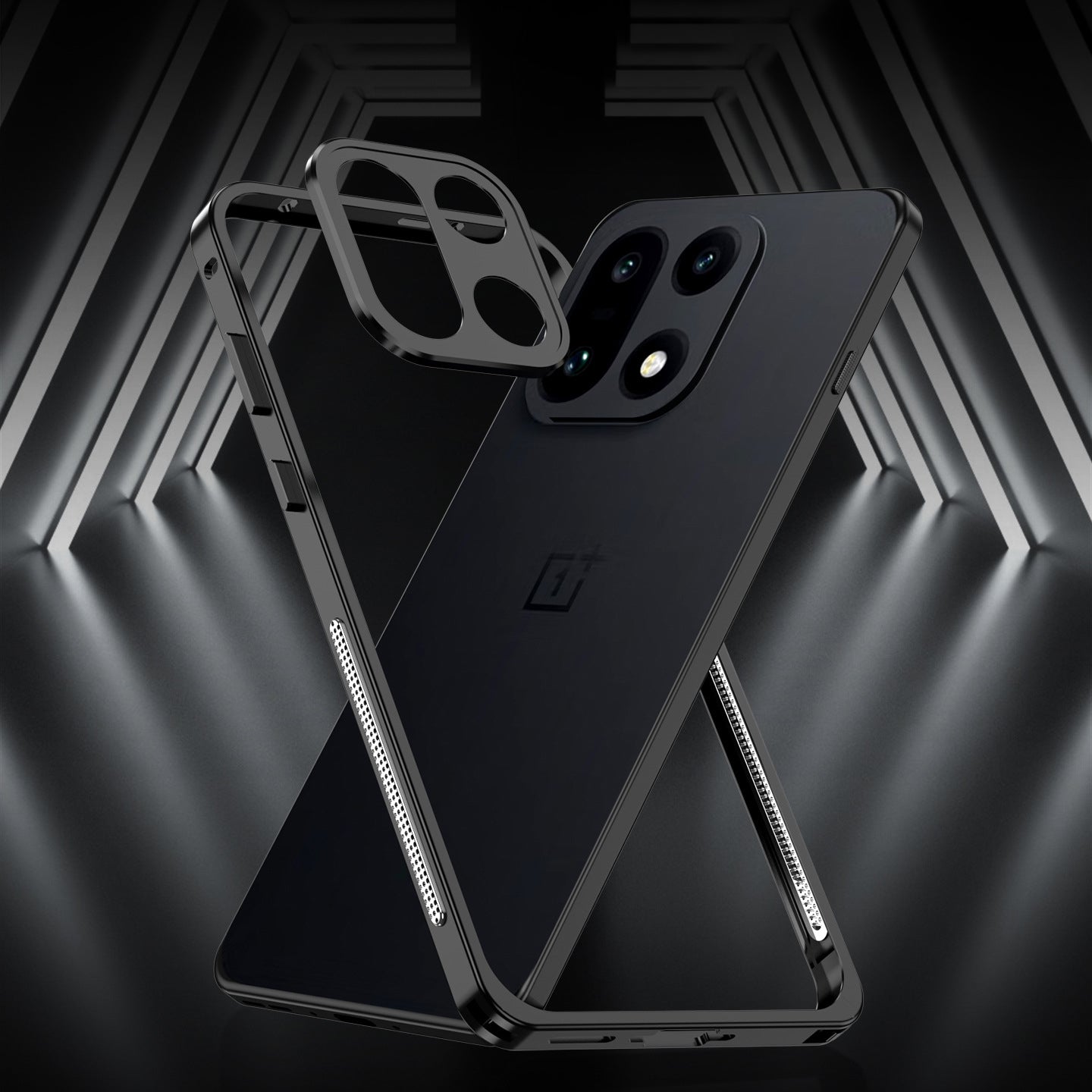 OnePlus 15 5G Aluminium Metal Frame Case With Metal Camera Lens Protection