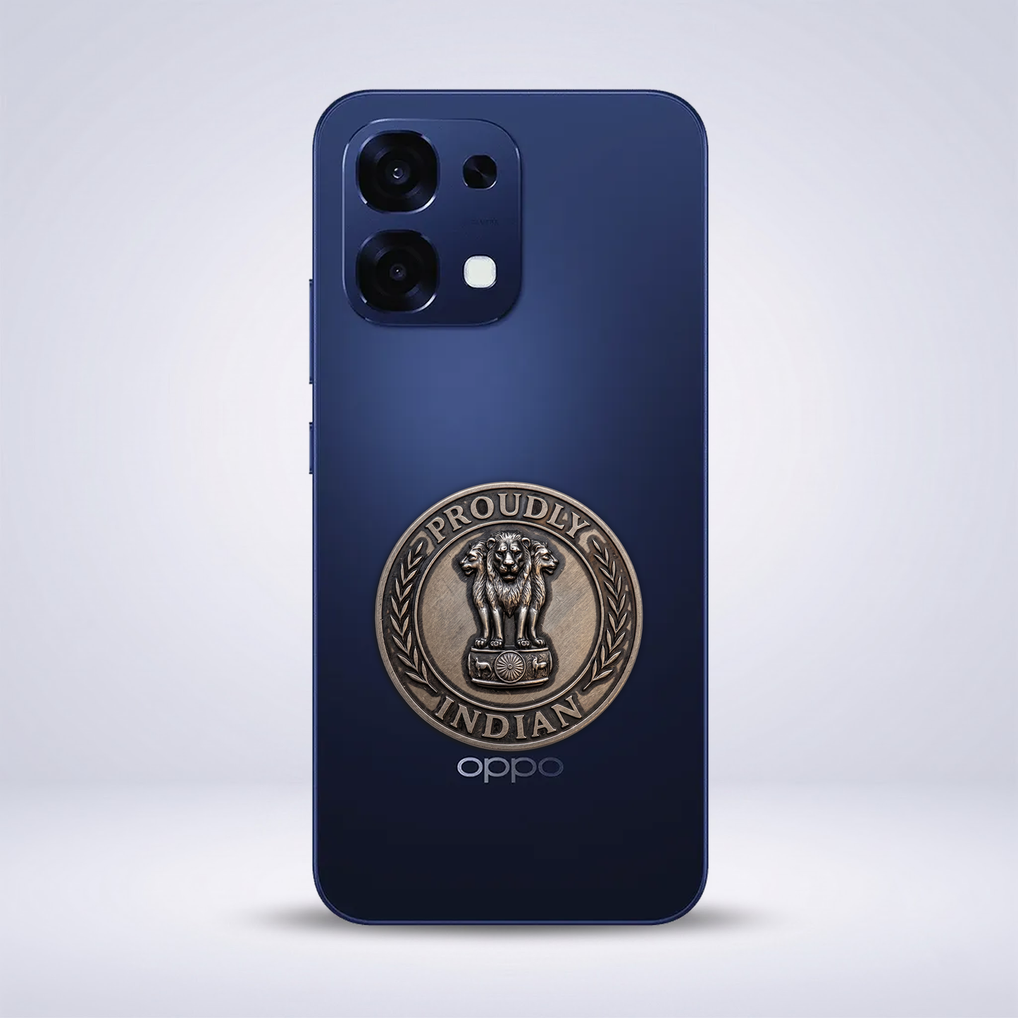 OPPO F31 5G Compatible Satyamev Jayate 3D Metal Emblem Sticker