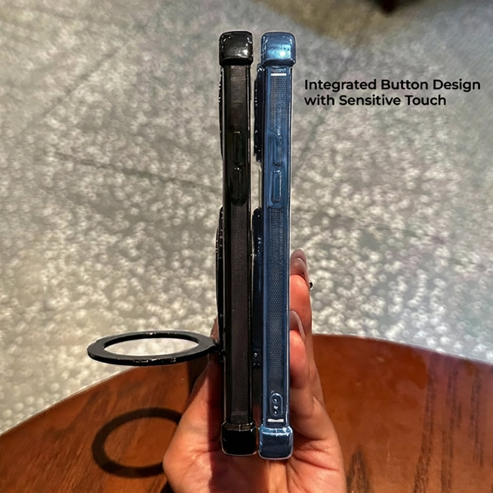 Oppo Reno 15 Pro Mini 5G Luxury Four Corner Invincible Bracket Ring Stand Case