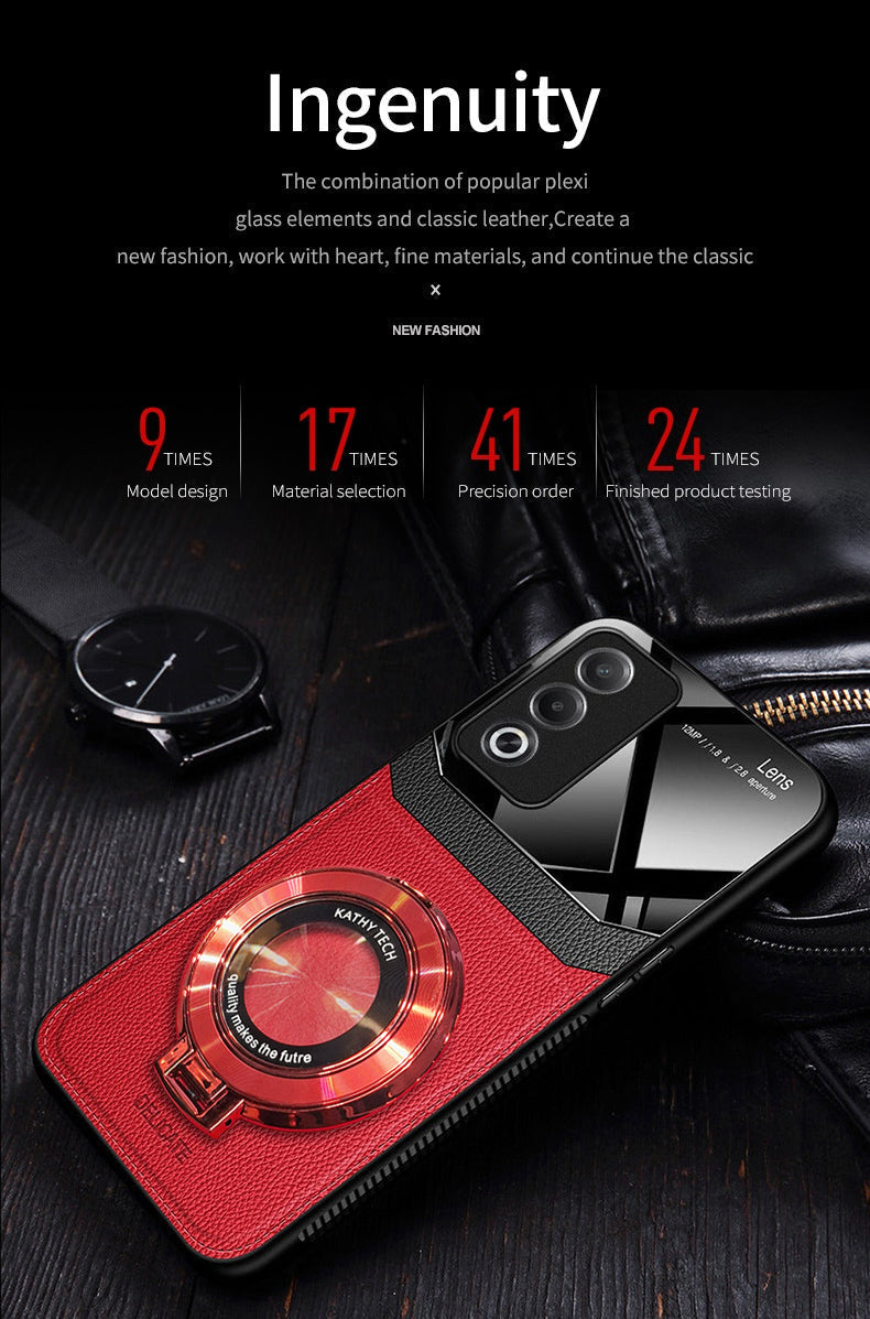 Oppo A3 Pro Leather Lens Premium Case