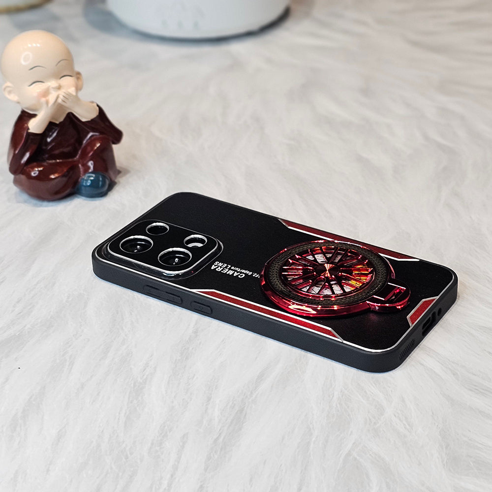 Oppo Reno 13 5G Best Selling Stress Buster Wheel Aluminium Metal Scratch Resistant Back Case