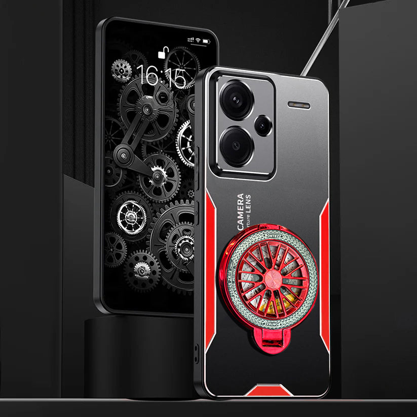 Redmi Note 13 Pro+ Red Metal Frame Cover