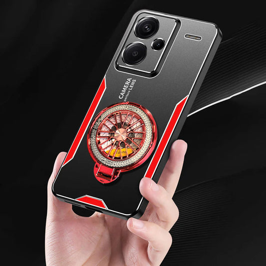 Redmi Note 13 Pro+ Red Metal Frame Cover