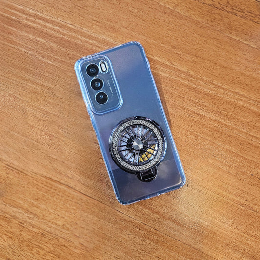 Oppo Reno12 Pro 5G 100% Original Transparent Stress Buster Wheel Case