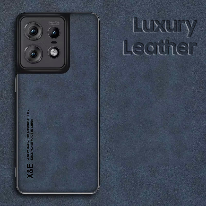 Motorola Edge 50 Pro Comfortable Touch Sheepskin Leather Mobile Phone Case