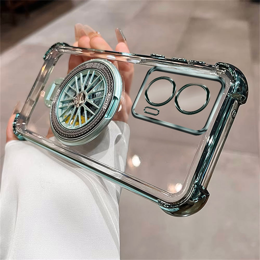 Motorola Edge 50 Fusion 5G Premium Stress Buster Wheel Rotating Shockproof Airbags Case
