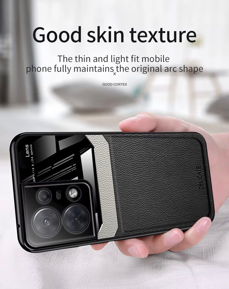 Motorola Edge 50 Pro 5G Premium Leather Lens Protective Case
