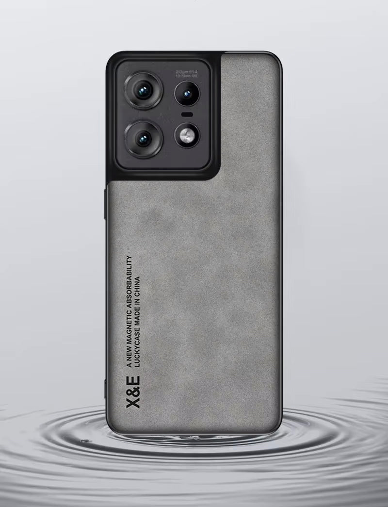 Motorola Edge 50 Pro Comfortable Touch Sheepskin Leather Mobile Phone Case