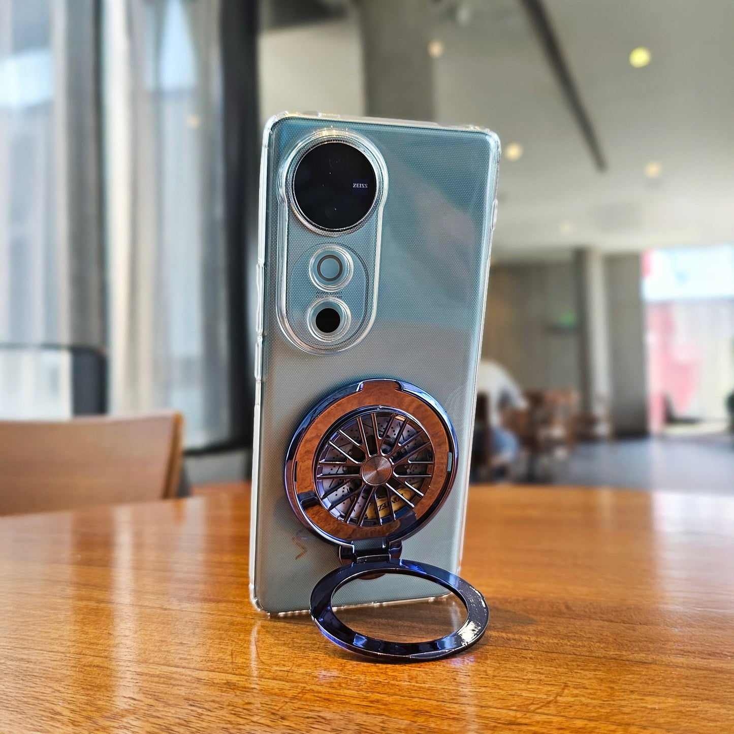 Vivo V40 Pro 5G 100% Original Transparent Stress Buster Wheel Case