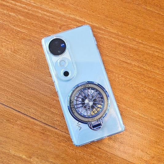 Vivo V40 Pro 5G 100% Original Transparent Stress Buster Wheel Case