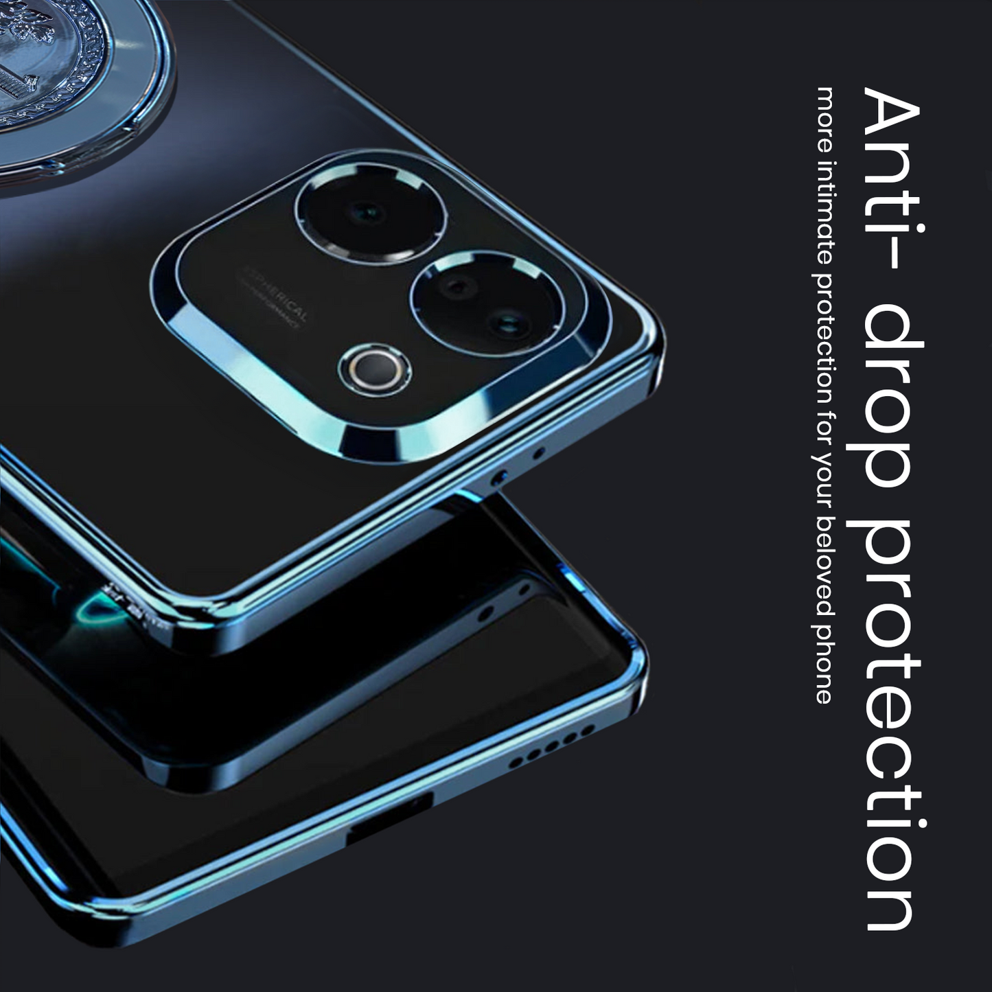 Vivo T3 Pro 5G Electroplating Billion Wheel Case