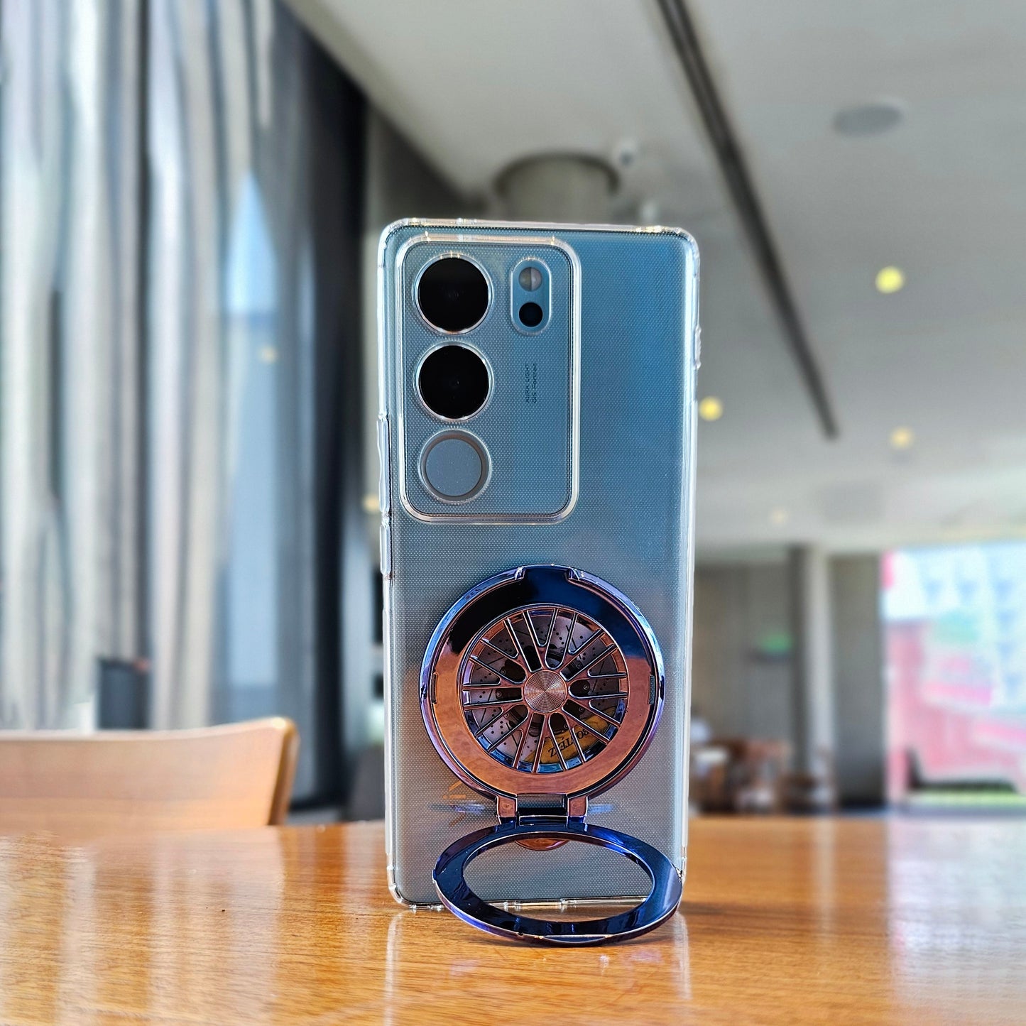 Vivo V29 5G 100% Original Transparent Stress Buster Wheel Case