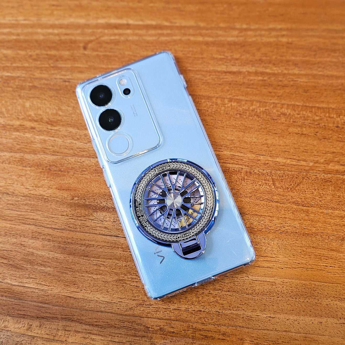 Vivo V29 5G 100% Original Transparent Stress Buster Wheel Case