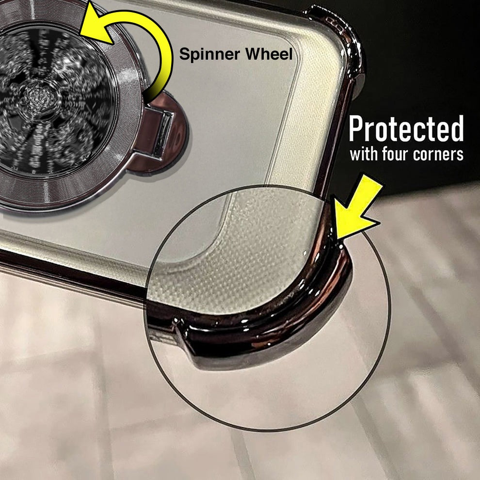 Vivo V60 5G Reflective Fidget Rotating Airbag Case