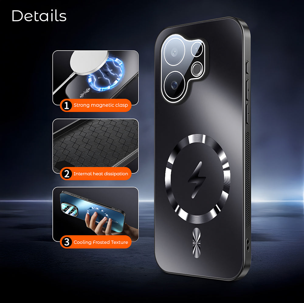 Vivo V60 5G Magsafe Wireless Charging Drop-resistant Hard Back Case