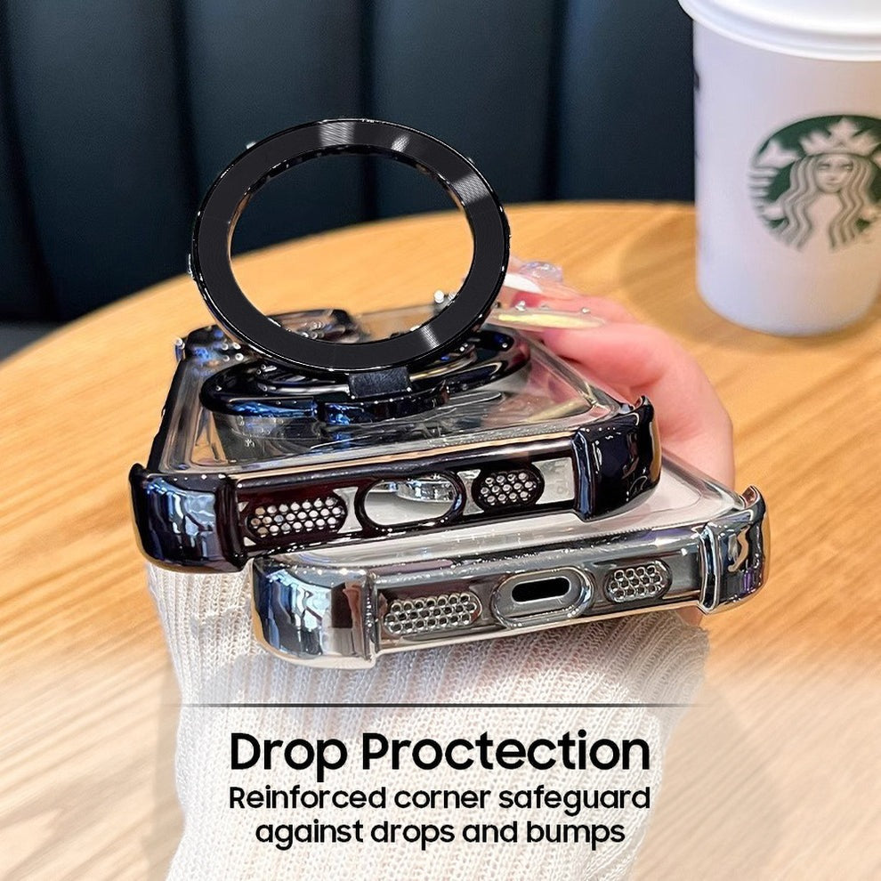 Vivo Y400 Pro 5G Reflective Fidget Rotating Airbag Case