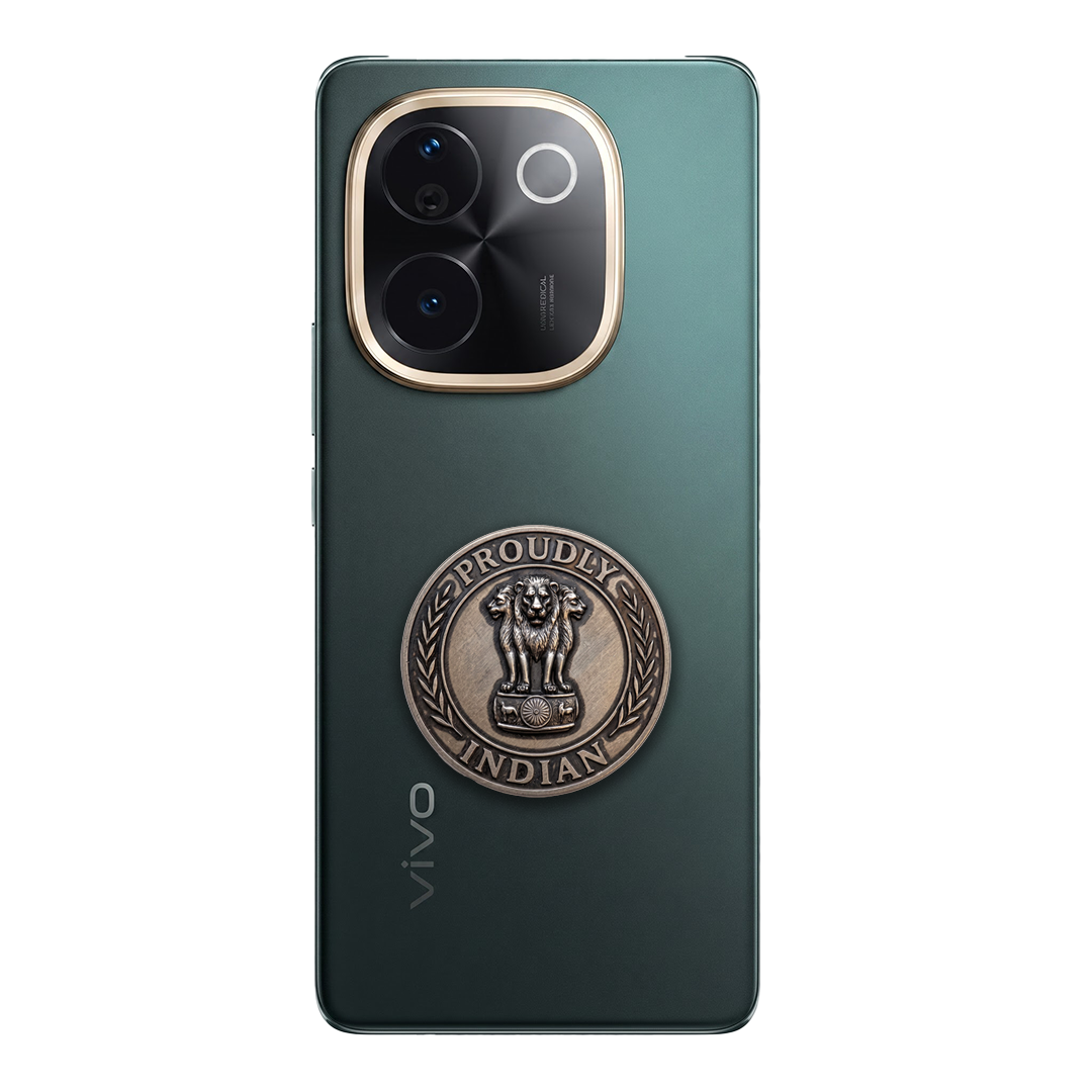 Vivo T3 Pro 5G Compatible Satyamev Jayate 3D Metal Emblem Sticker