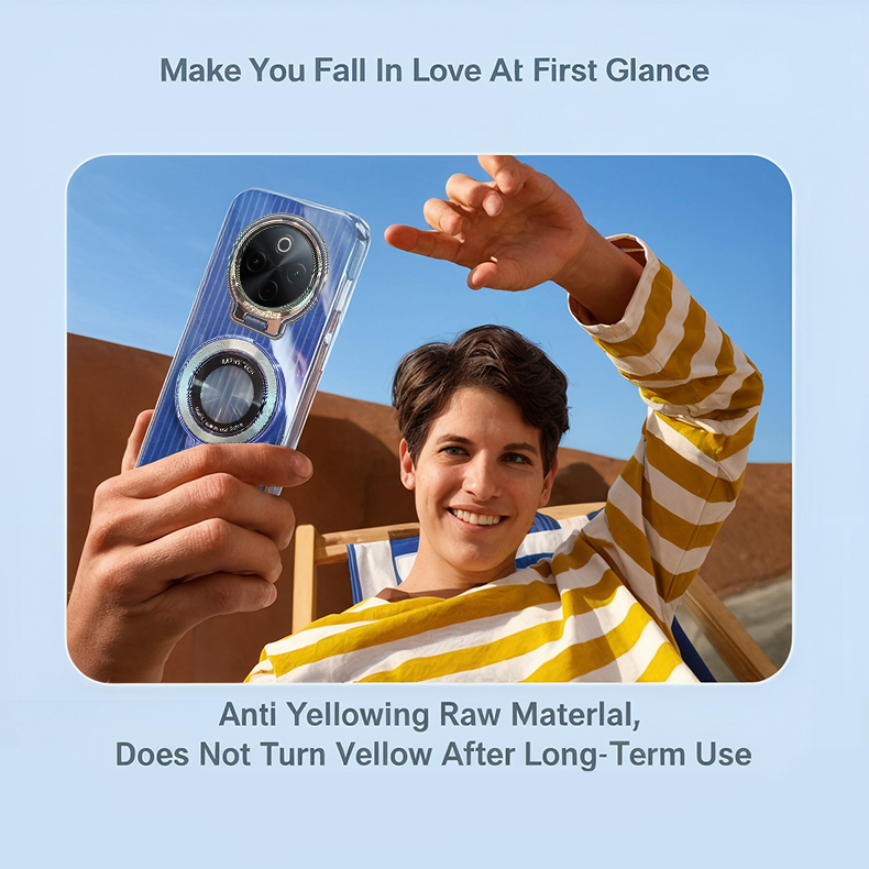 Protective dual-layer case for Vivo T4 5G.