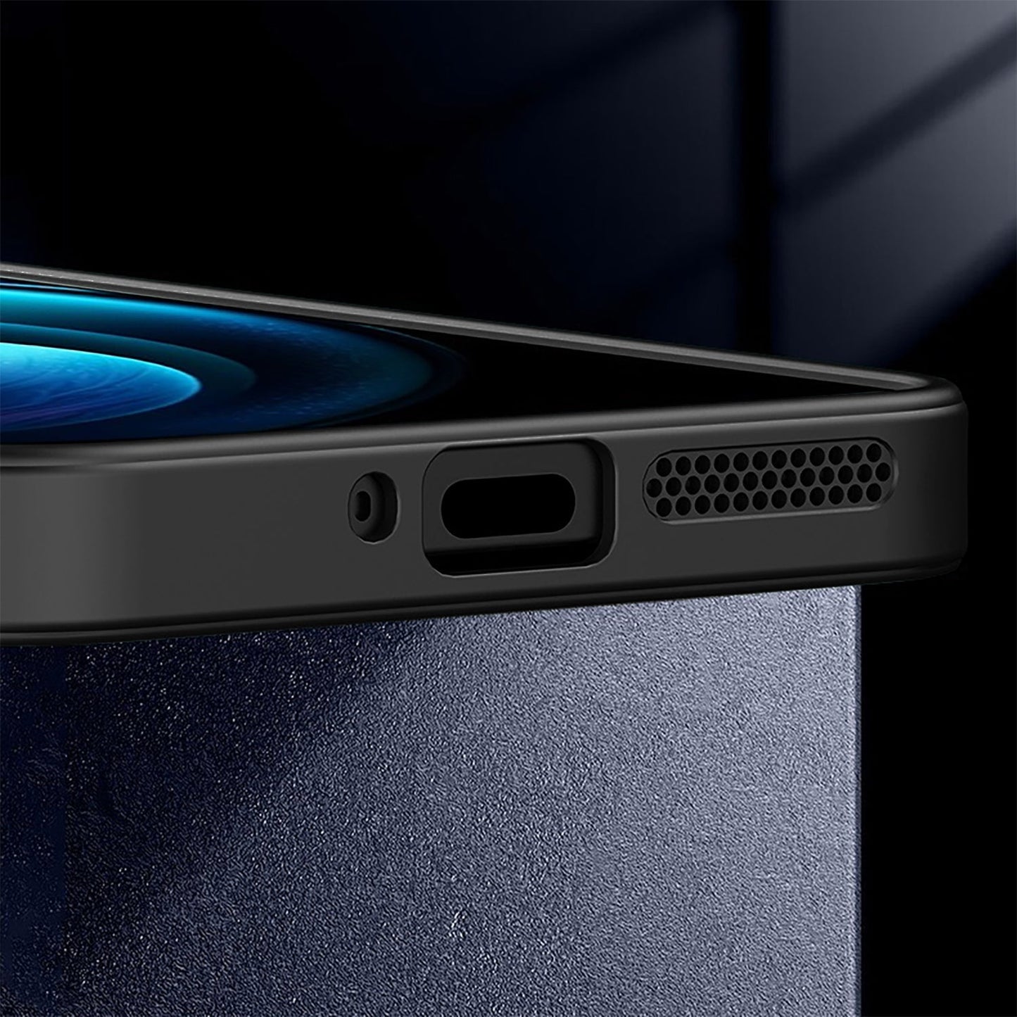 Oppo Reno 13 5G Premium Acrylic Shockproof Glass Back Case (Plasma Wave)