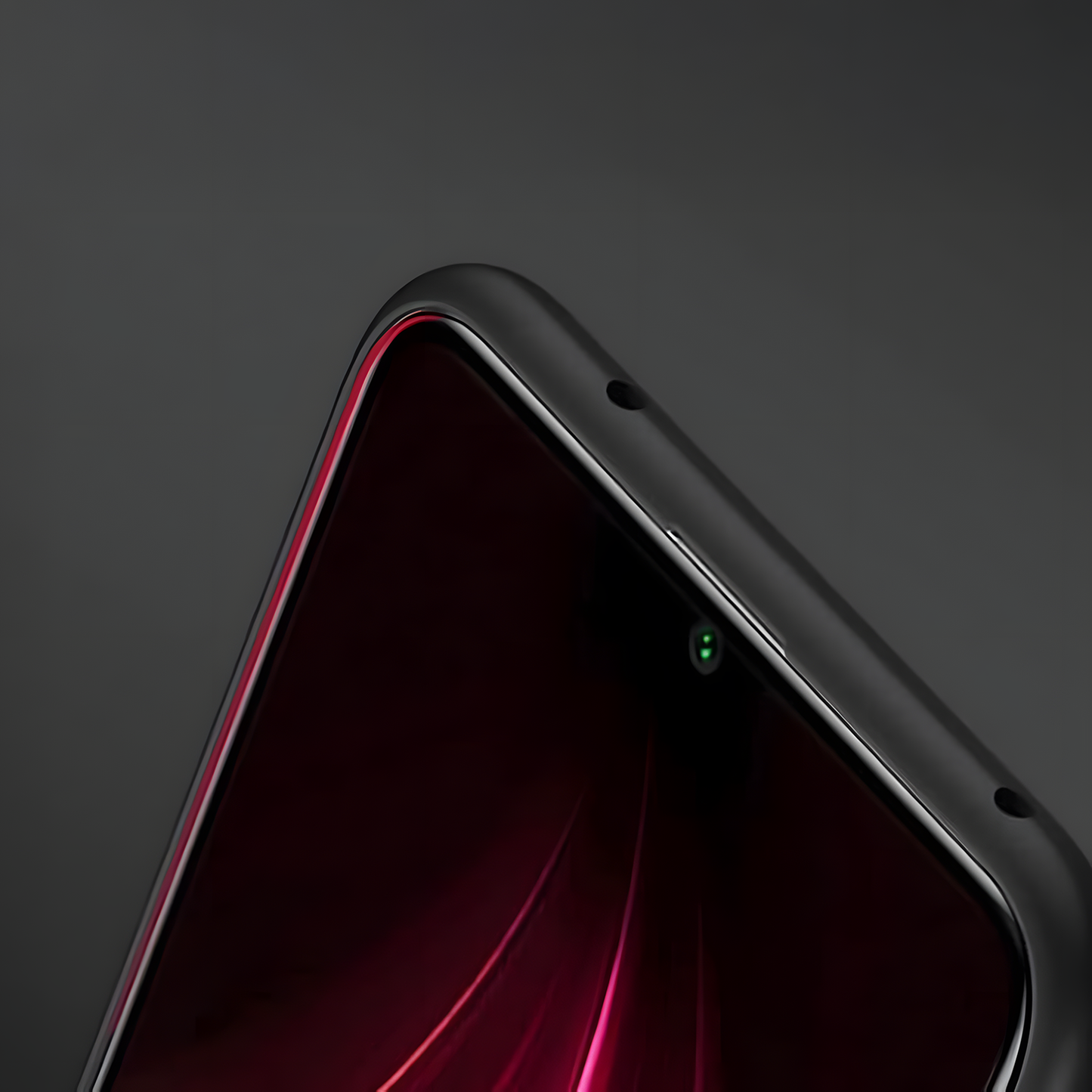 Oppo Reno 13 5G Premium Acrylic Shockproof Glass Back Case (Crimson Hunt)