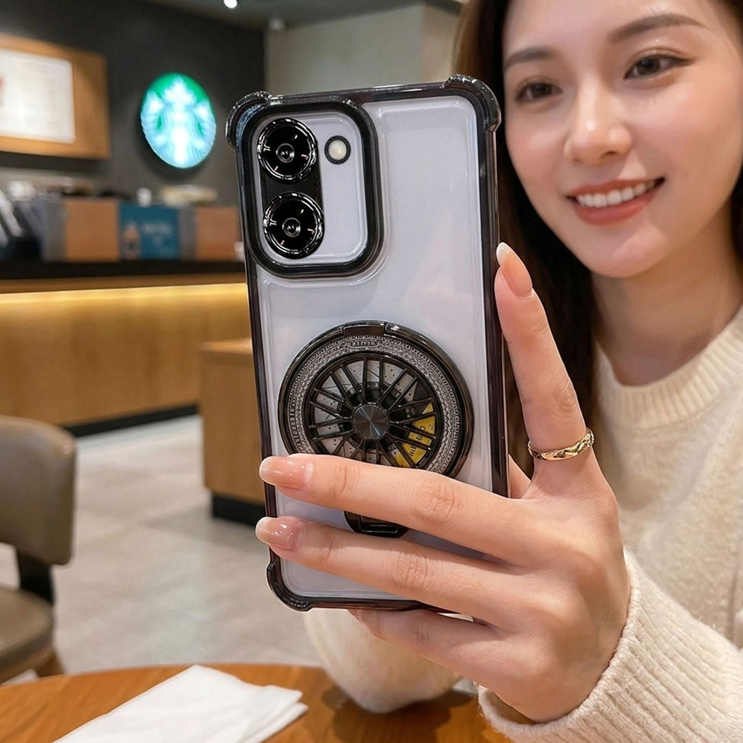 OnePlus 15R 5G Premium Stress Buster Wheel Rotating Shockproof Airbags Case