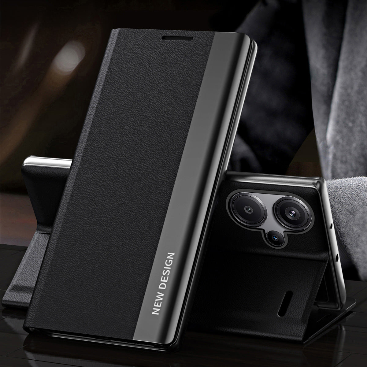 Redmi Note 13 Pro+ 5G Magnetic Flip Leather Case