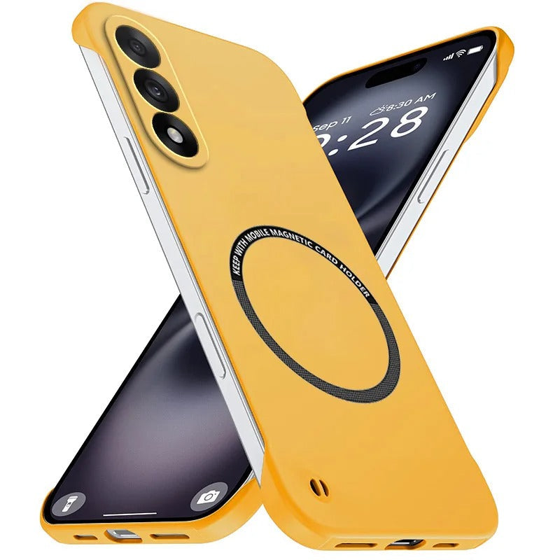 OnePlus Nord CE4 Frameless Magnetic Wireless Charging Case - Ultra-Slim Clear MagSafe Compatible Cover