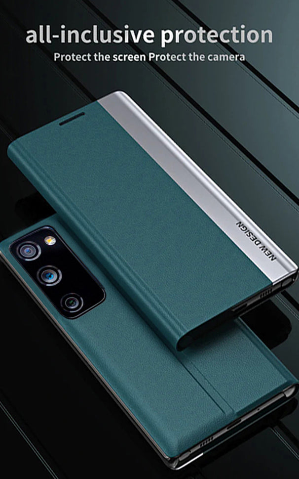 Samsung Galaxy S20 FE 5G Magnetic Flip Leather Case
