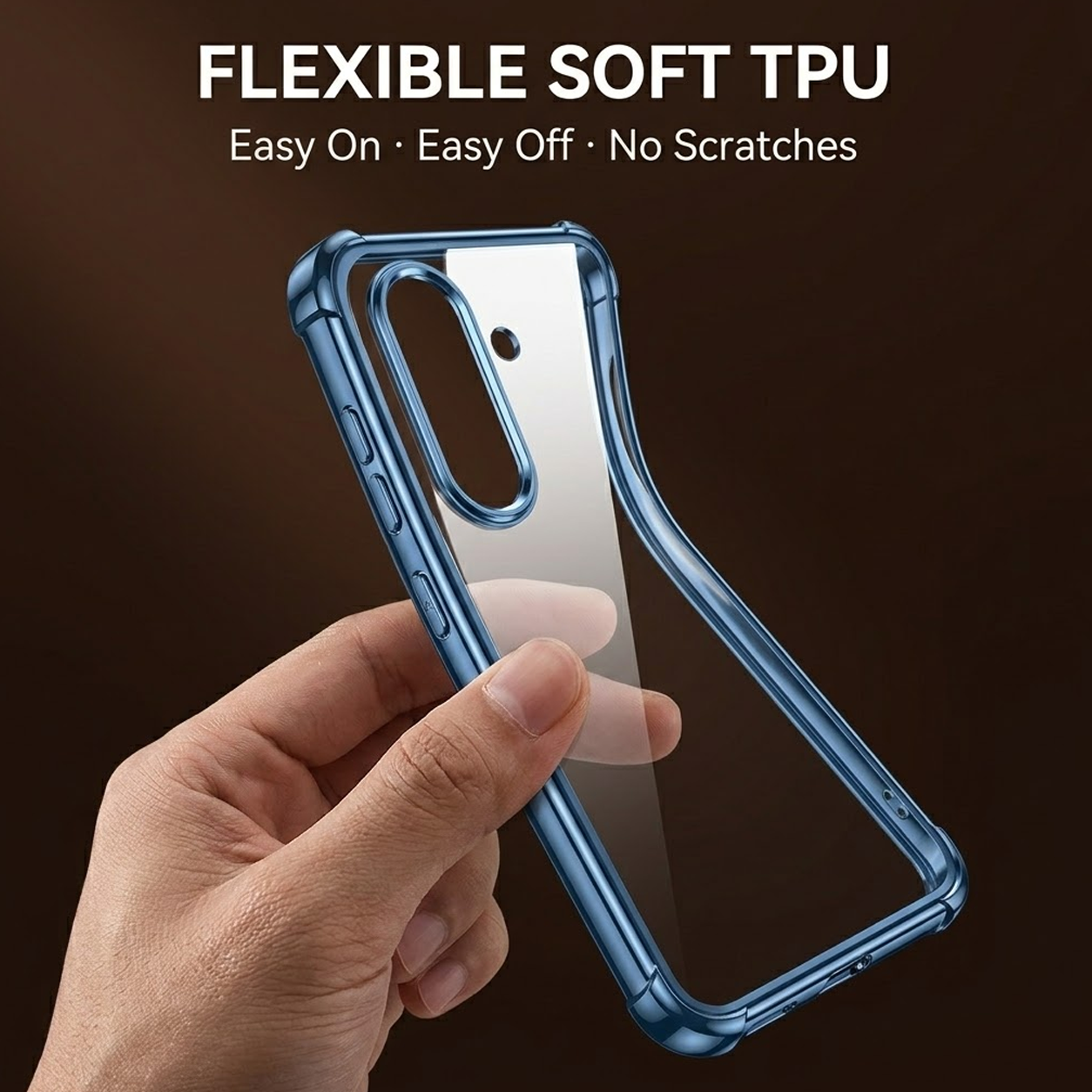 Samsung Galaxy A56 5G Anti-Yellow Electroplating Transparent Airbags Case