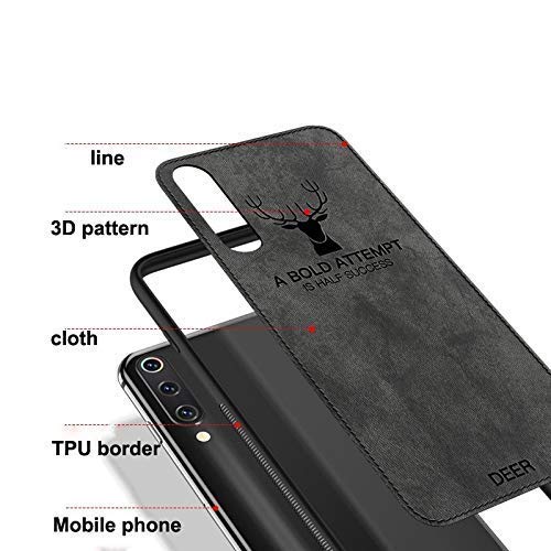 Mi 10T Lite Premium Motivational Deer Pattern Fabric Back Cover