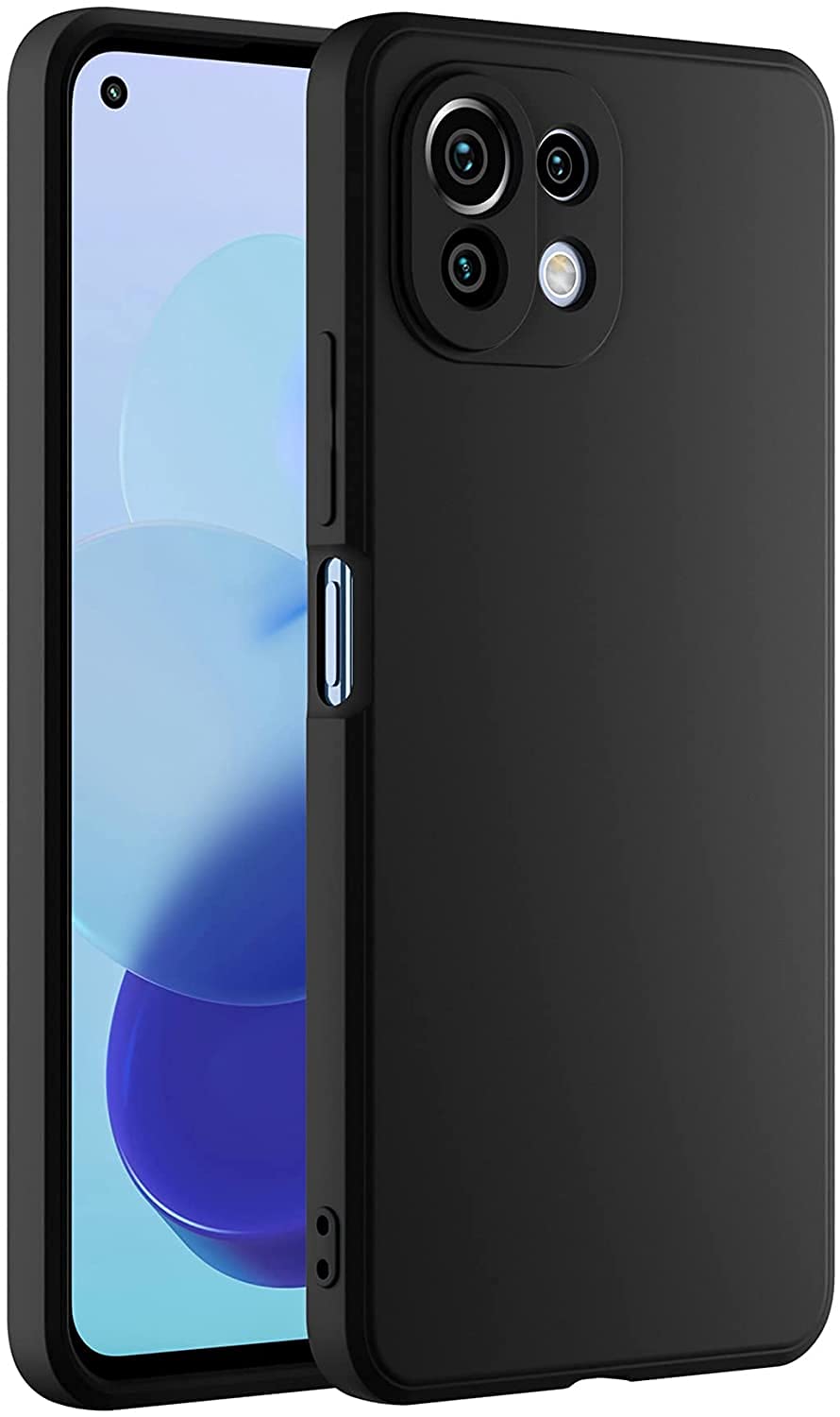 Mi 11 Lite Soft Liquid Silicone TPU | Shockproof Slim Back Case Cover