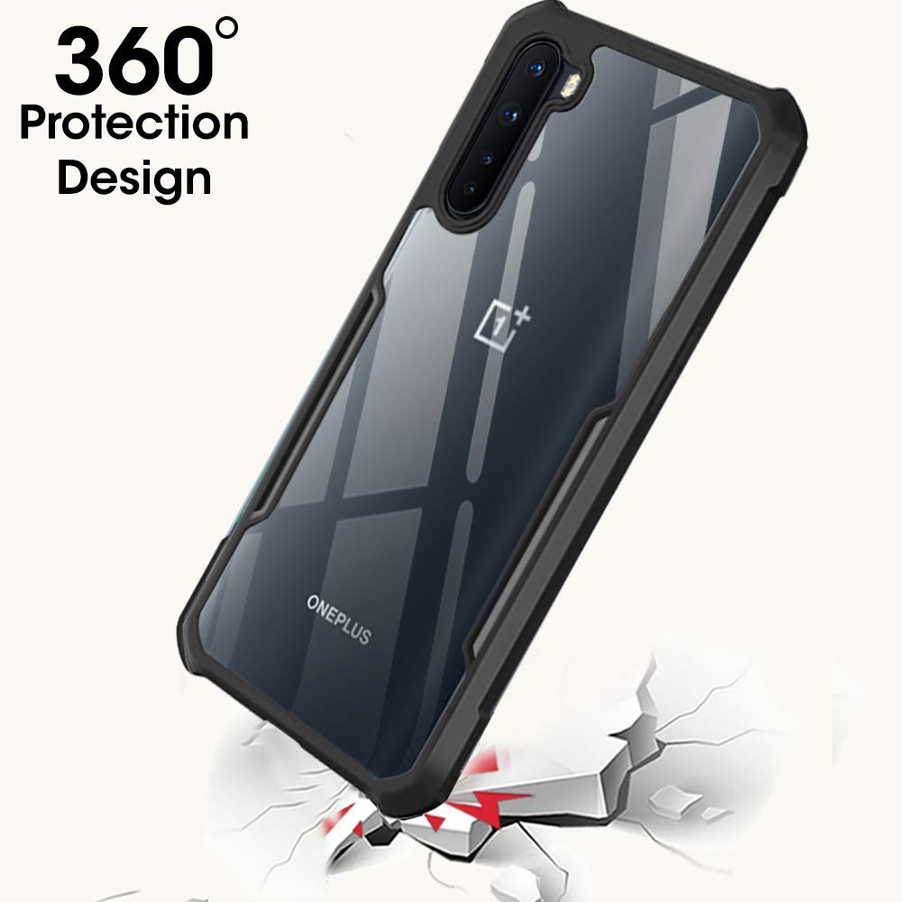 OnePlus Nord Plastic Shockproof Bumper Transparent Case