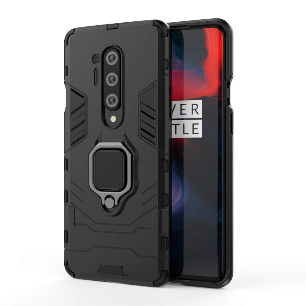 OnePlus 8 Pro Rotating Ring Holder & Kickstand in-Built Cover