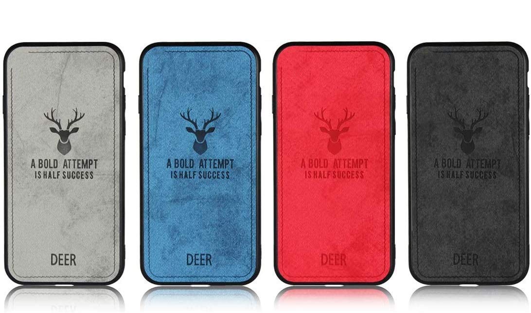 Mi 10T Premium Motivational Deer Pattern Fabric Back Cover