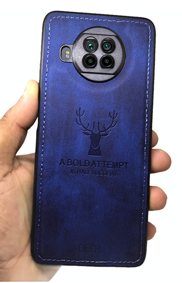 Mi 10T Lite Premium Motivational Deer Pattern Fabric Back Cover