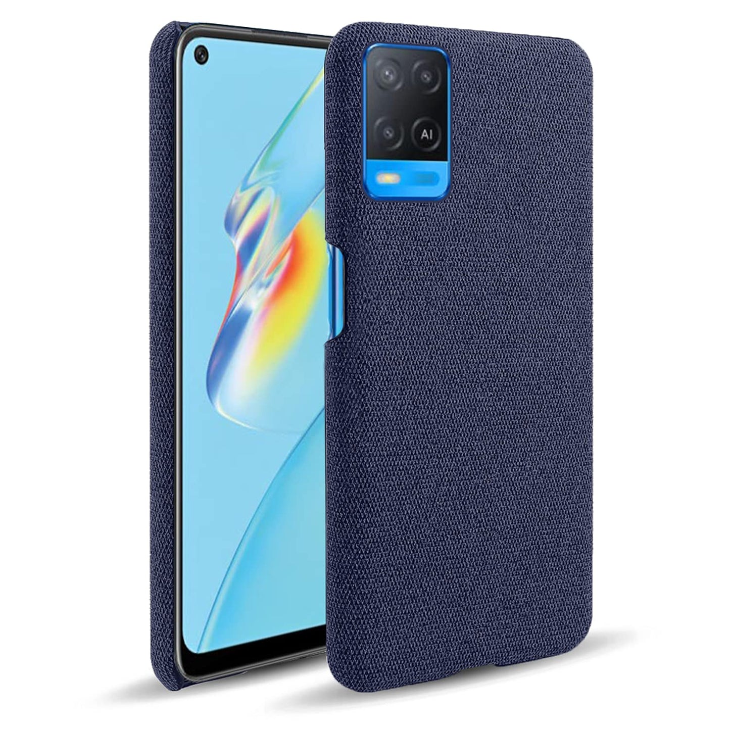 Oppo A54 Soft Fabric Back Case Cover