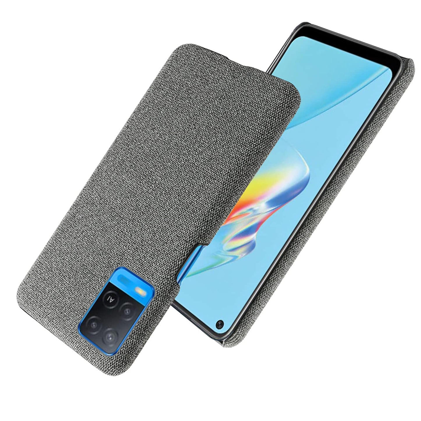 Oppo A54 Soft Fabric Back Case Cover