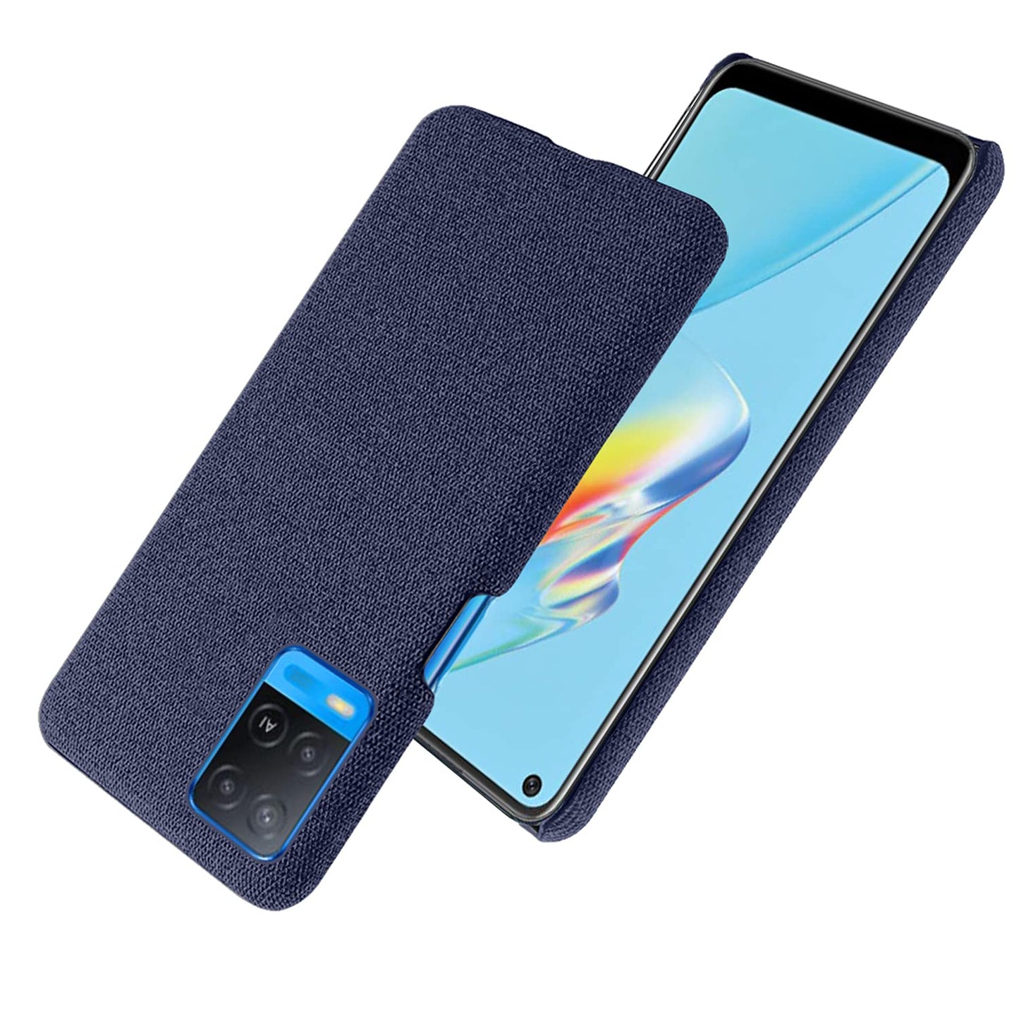 Oppo A54 Soft Fabric Back Case Cover