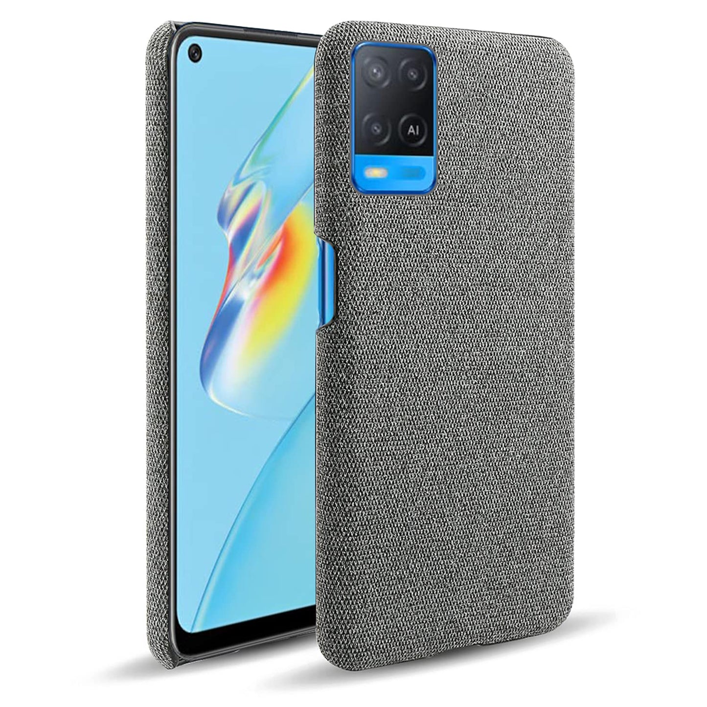 Oppo A54 Soft Fabric Back Case Cover