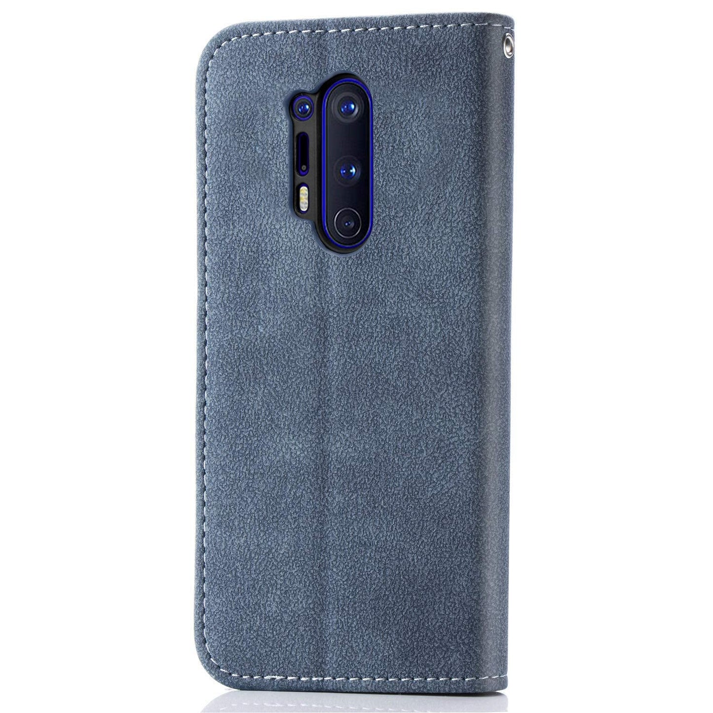 OnePlus 8 Pro Hand Finish Card Pockets Wallet & Stand Cover