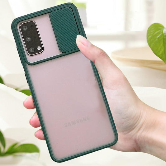 Galaxy F41 Camera Lens Slide Protection Matte Case