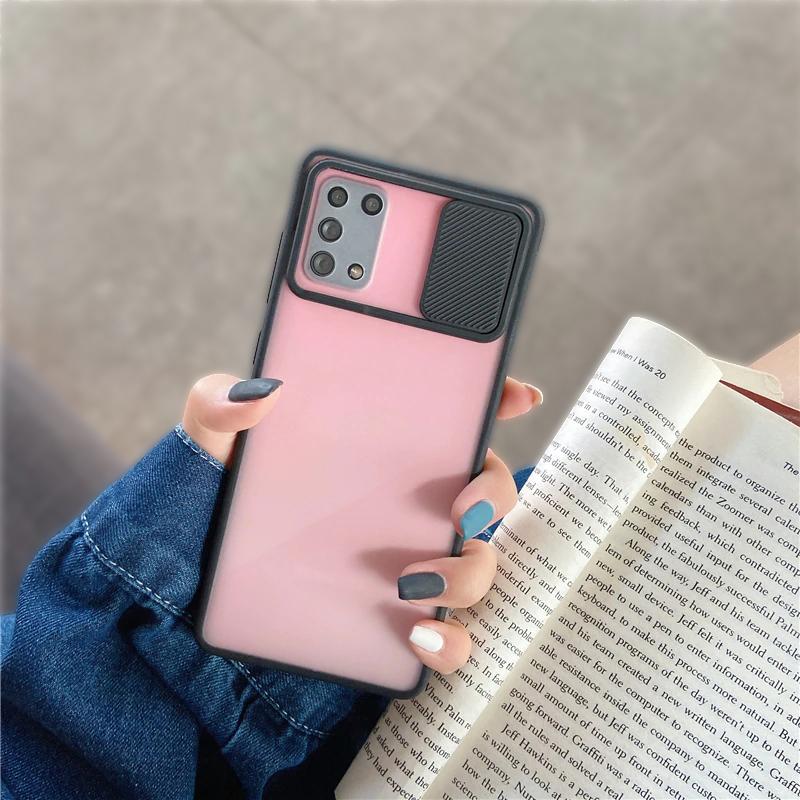 Galaxy F41 Camera Lens Slide Protection Matte Case
