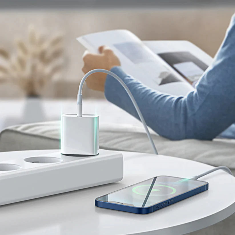 Apple - 20W Power Adapter With Lighting Cable
