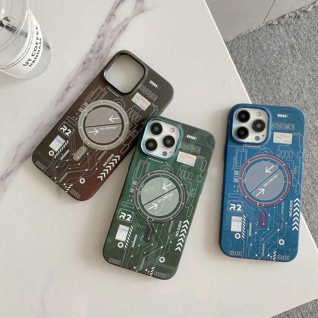 iPhone 12/12 Pro/ 13/13 Pro/ 14/14 Pro Electric Circuit Board iPhone Case