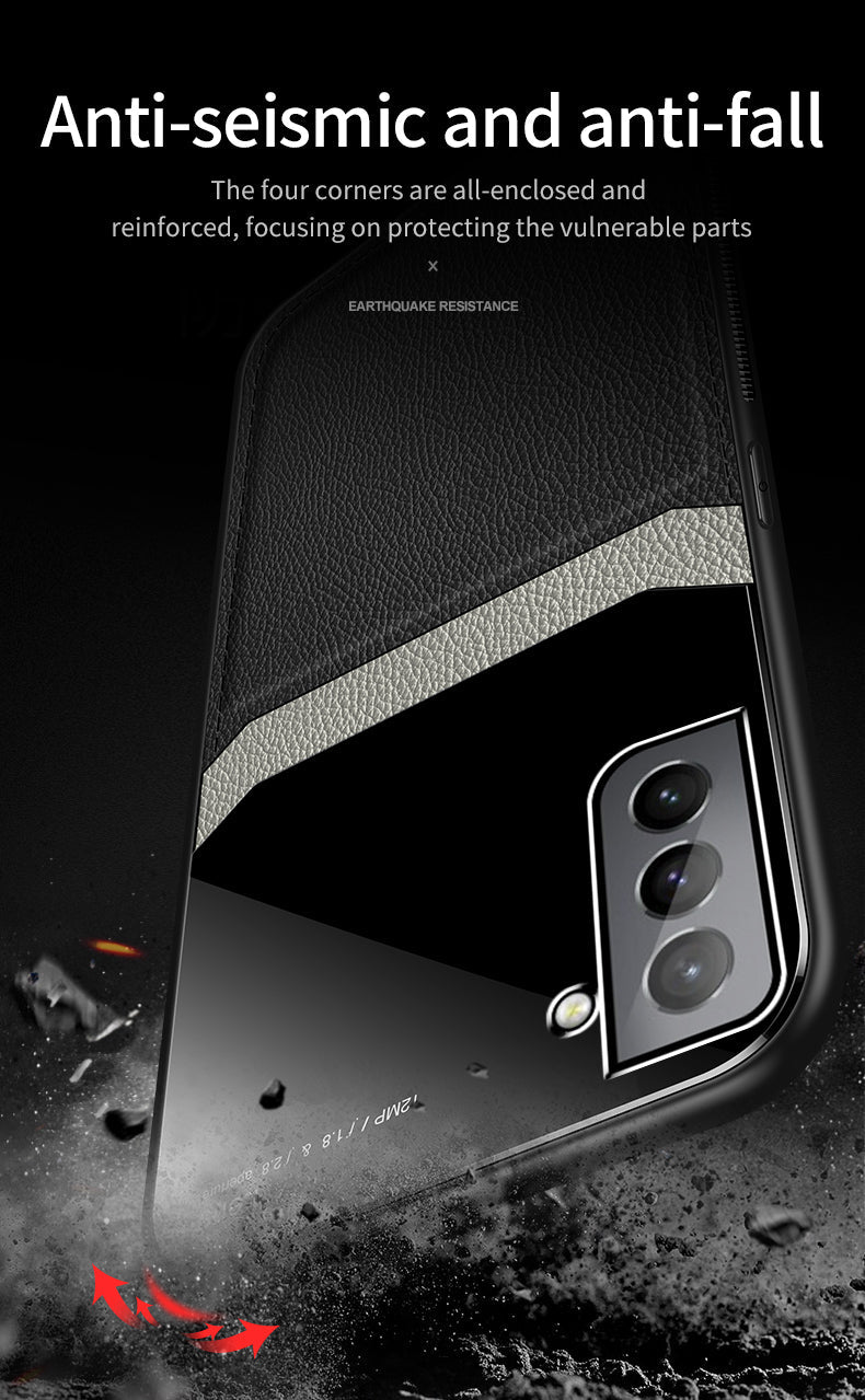 Galaxy S21 FE 5G Premium Leather Lens Protective Case