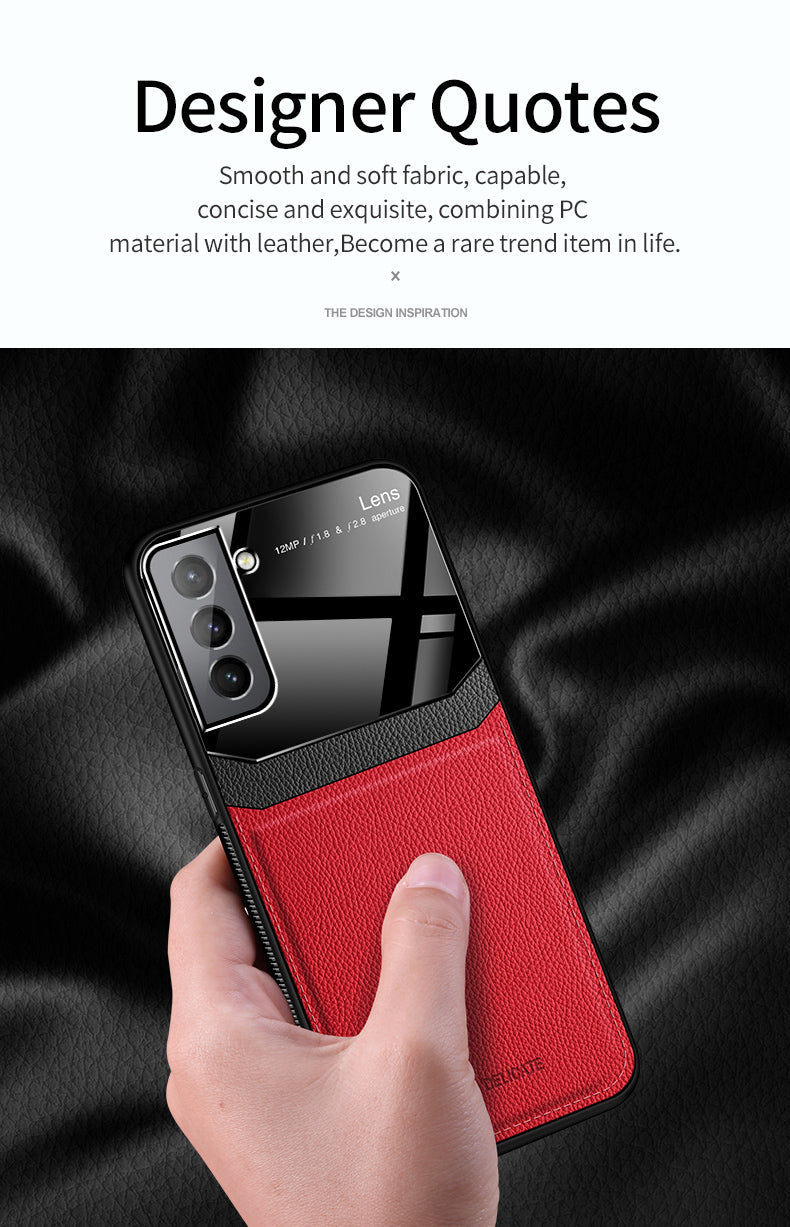 Galaxy S21 FE 5G Premium Leather Lens Protective Case